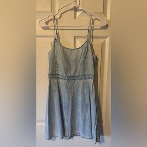 American Eagle Outfitters Blue Denim Dress
